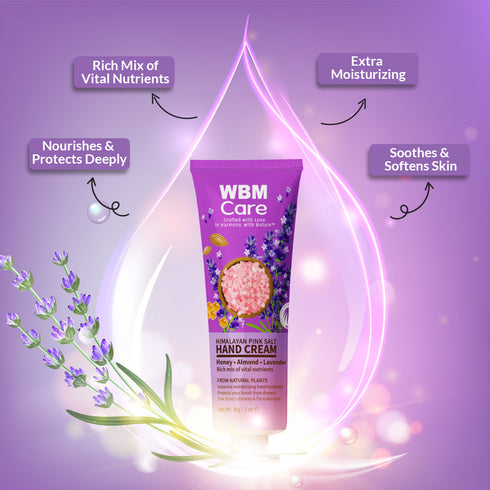 Hand Cream Lavender & Almond- 1.05 oz | WBM CARE